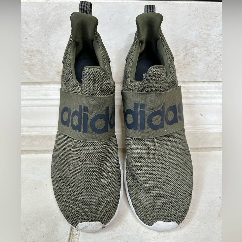 Adidas Khaki Green Slip-On Shoes